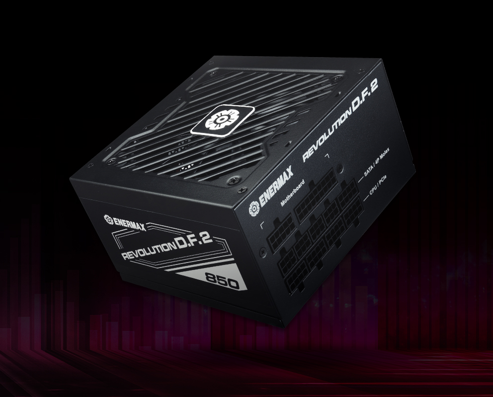 Revolution D.F. 2 power supply has 200% power excursion and shorter power-on time