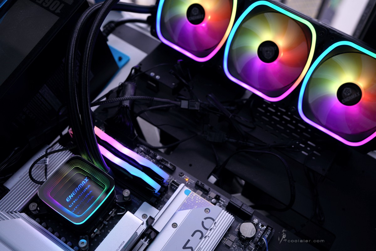 滄者極限開箱：AQUAFUSION ADV 360 幻彩晶蝶 特仕版 水冷散熱器