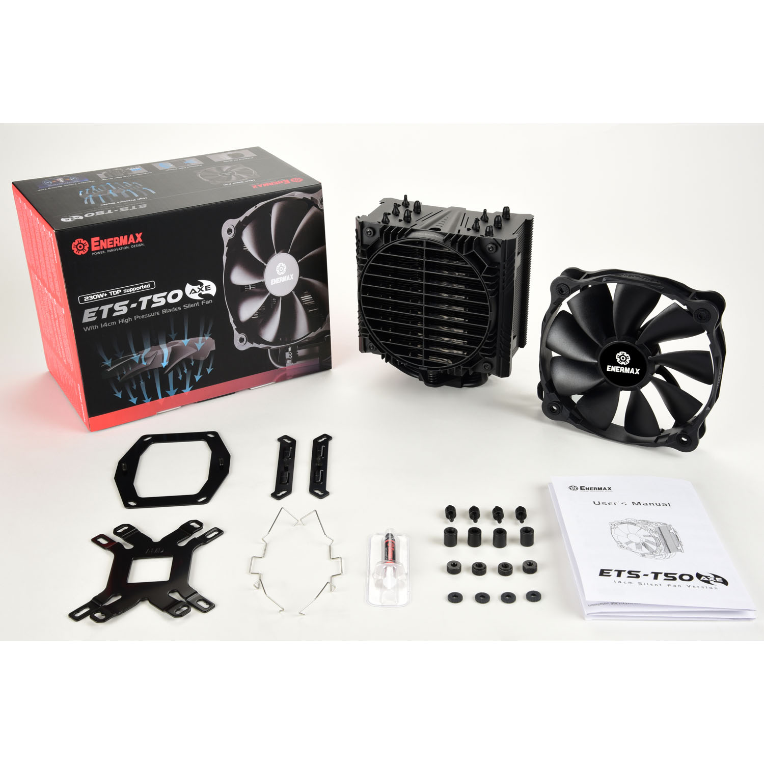 Ventirad Enermax ETS-T50 AXE ETS-T50A-W-ARGB, TDP 230W - blanc - CARON  Informatique - Calais