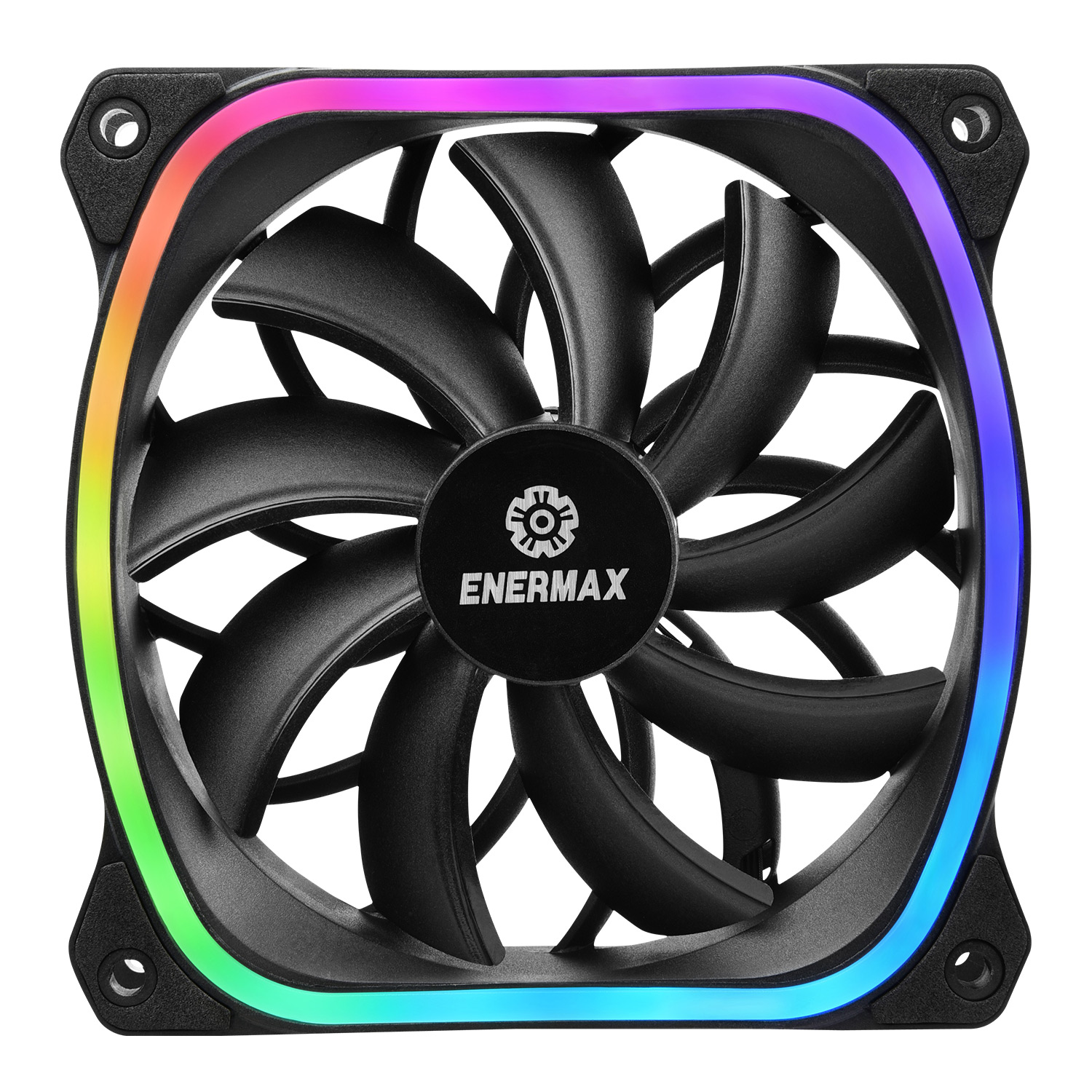 ENERMAX Ventilateur boîtier PC SQUA RGB BLANC Pack de 3