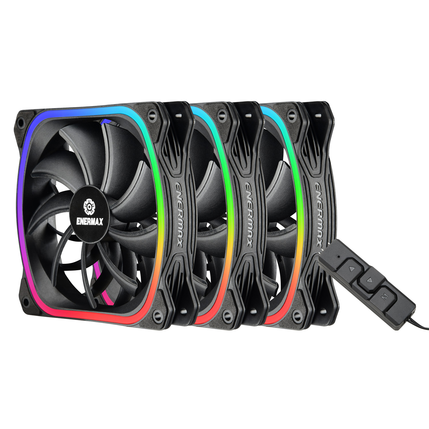 ▷ Enermax SquA RGB Boitier PC Ventilateur 12 cm