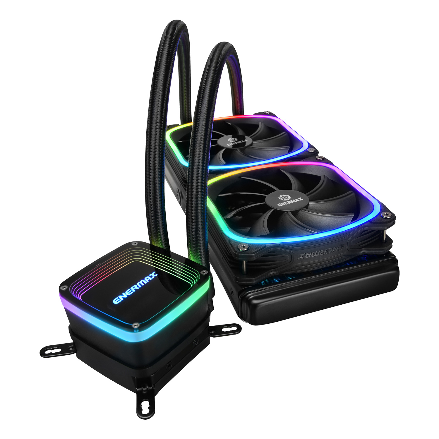 Жидкостный кулер. Enermax Aquafusion 240. ELC-aqf240-SQA Aquafusion Aquafusion, TDP 350w, Squa RGB Fan 2x120mm RTL. Enermax ELC-aqf360-SQA. ELC-lmt120-HF.