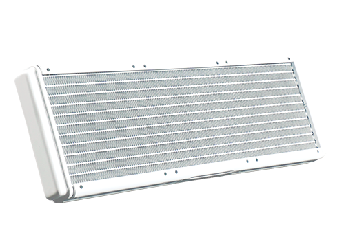 AQUAFUSION ADV 360 White aluminum radiator