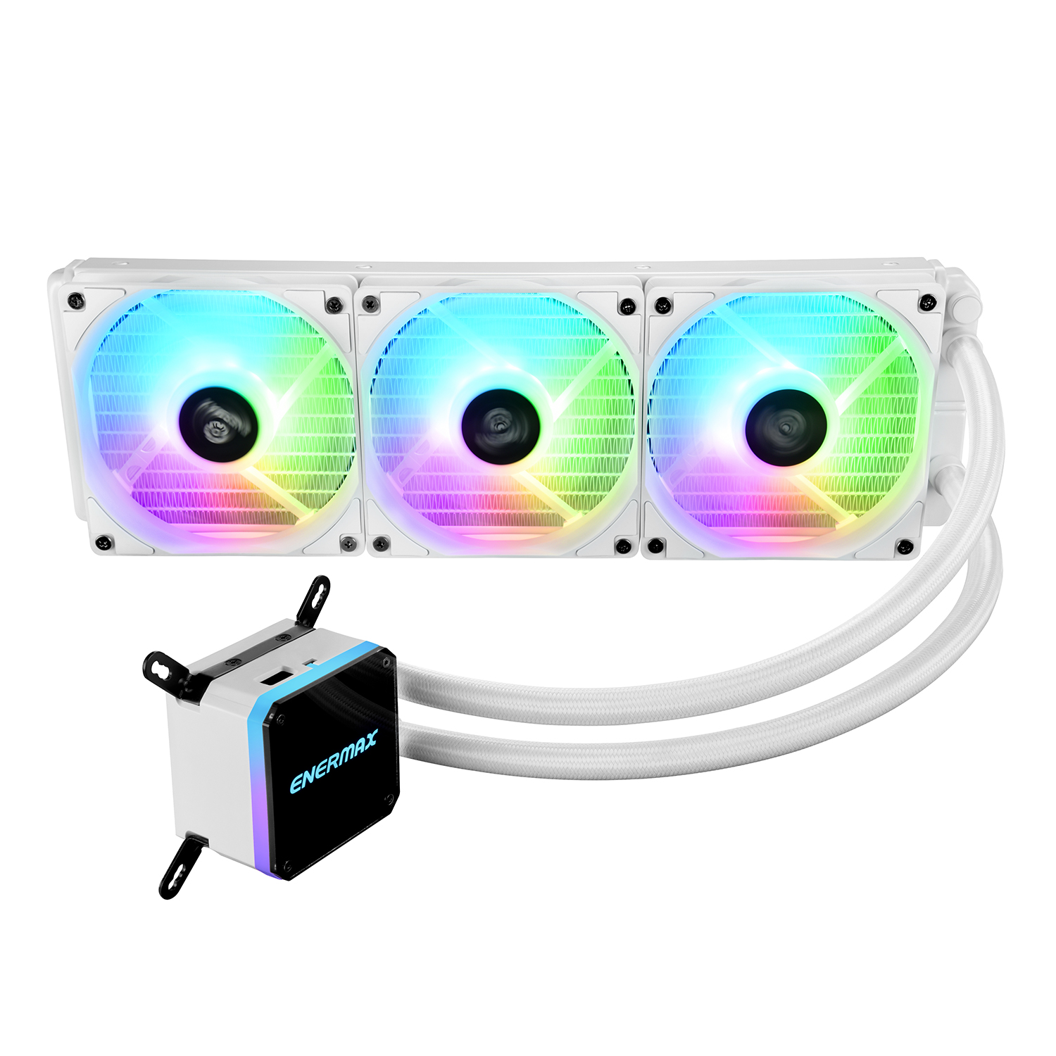 LIQMAX III ARGB series 360mm CPU liquid cooler-white - Products - ENERMAX  Technology Corporation