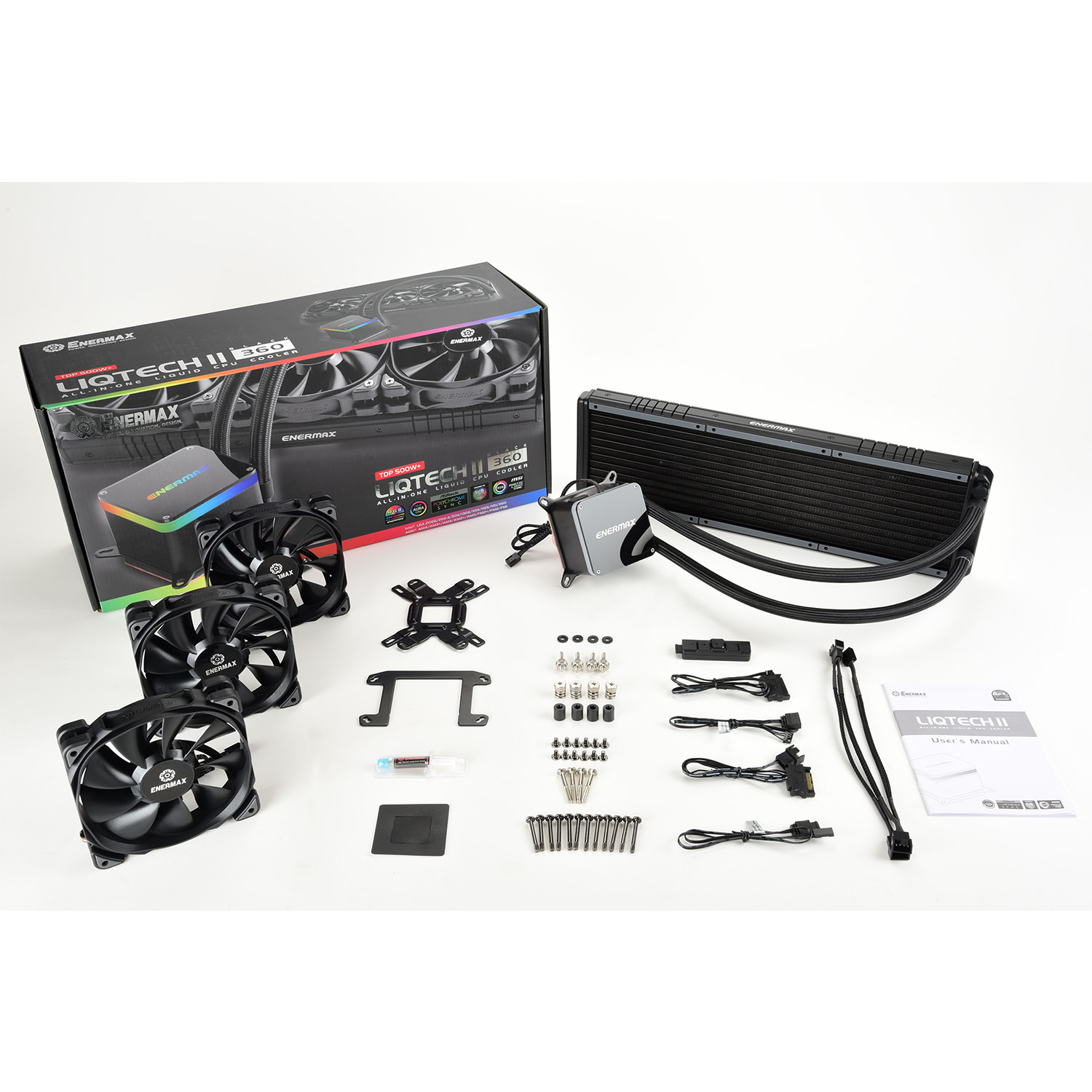 LIQTECH II series 360mm CPU liquid cooler - Products LIQTECH II series 360mm CPU liquid cooler - Products