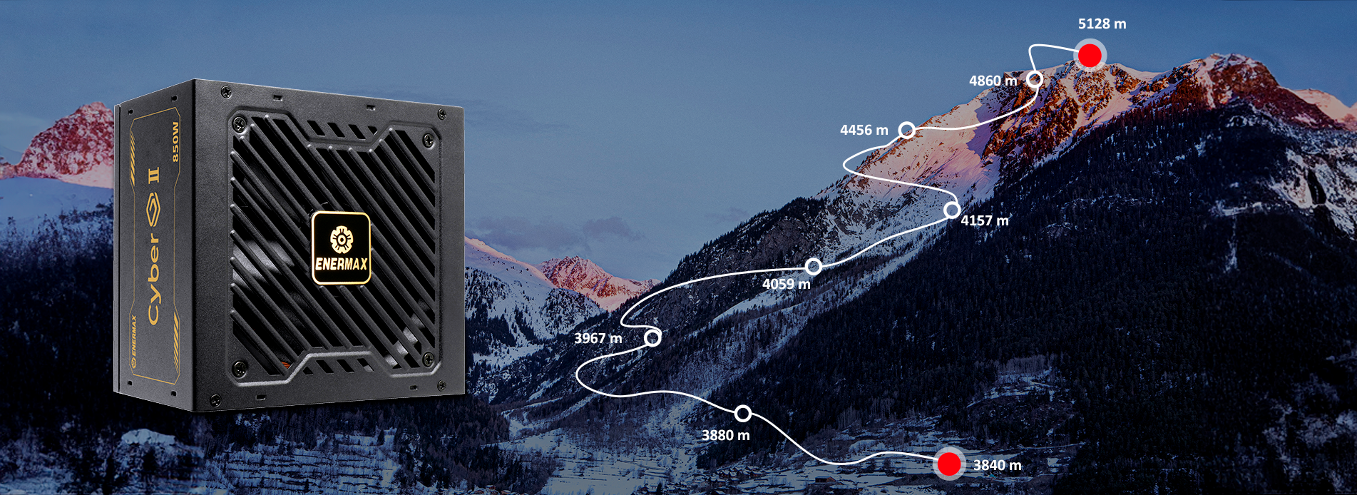Enermax CyberG II 80 PLUS Gold Non-Modular ATX 3.1 Power Supply