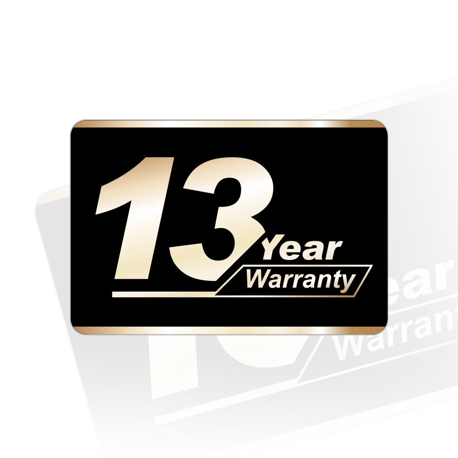 13-YEAR WARRANTY