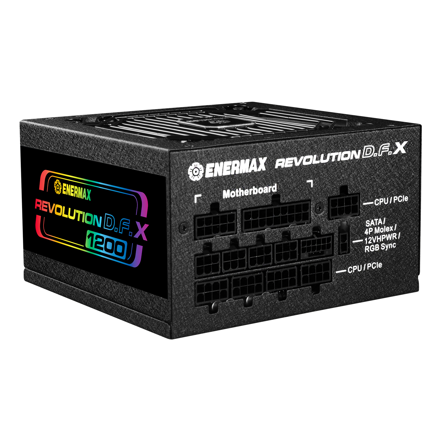 Enermax Revolution D.F.X 1200W - Alimentation RGB 100% modulaire