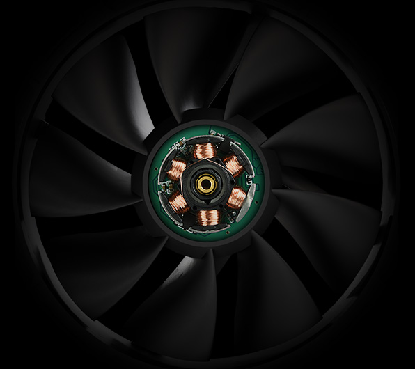 REVOLUTION D.F. X c applied 6-pole motor fan