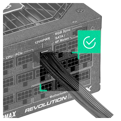 REVOLUTION D.F. X power supply installation guide-4