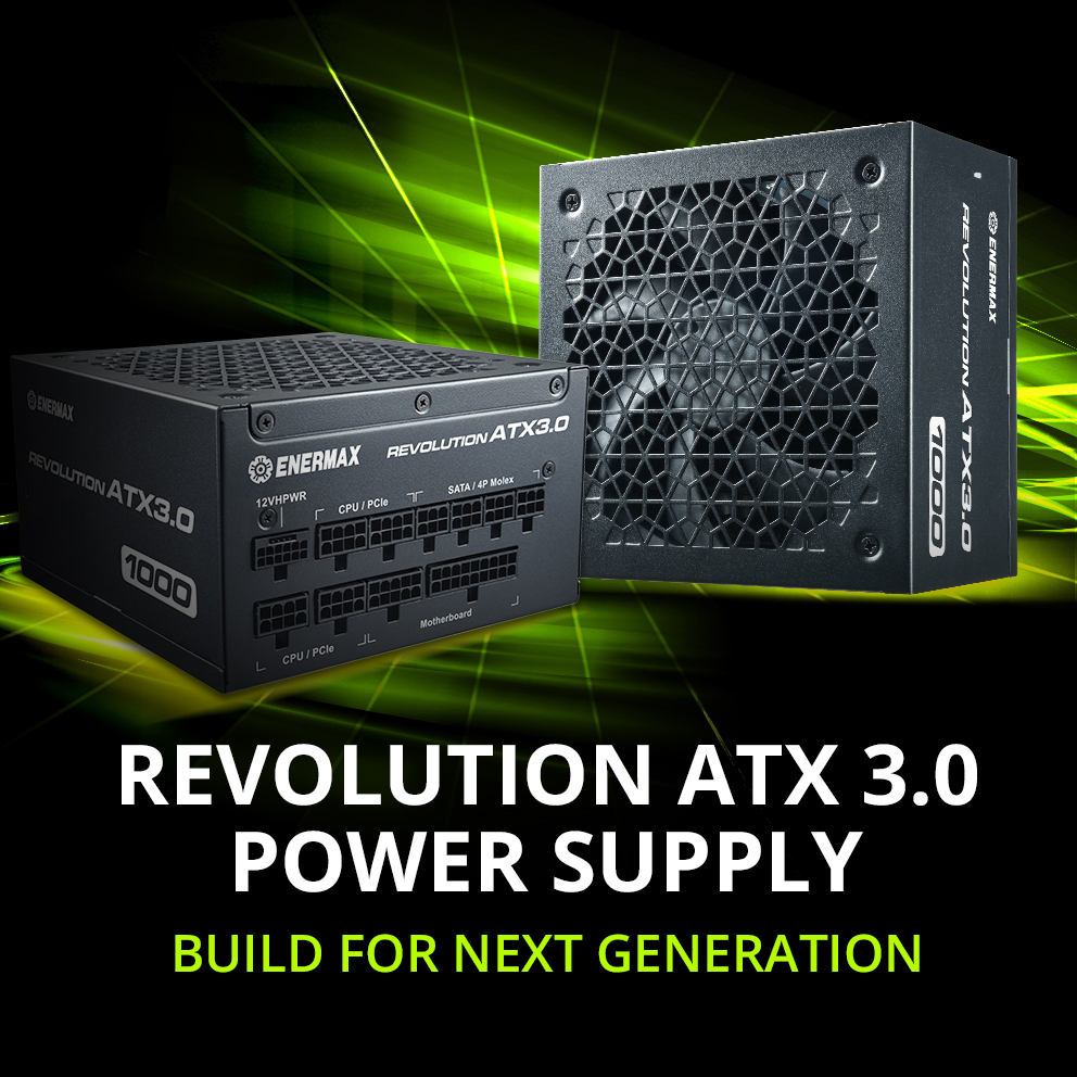 Revolution ATX 3.0 power supply, ATX 3.0 & PCIe 5.0 ready