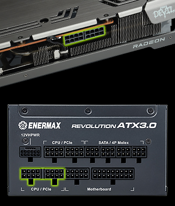 Alimentation modulaire Raidmax AE-G 1000W Gold ATX3 GEN5 PCIE