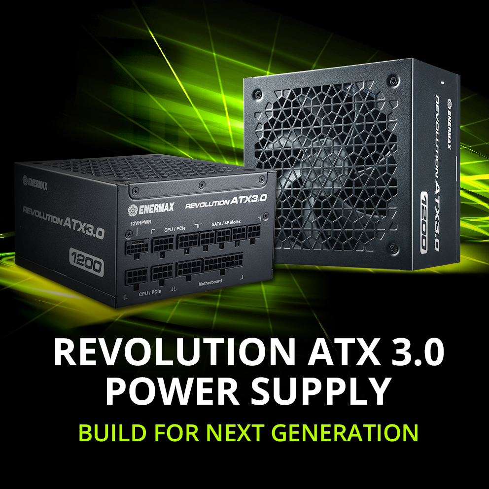 REVOLUTION ATX 3.0 power supply, ATX 3.0 & PCIe 5.0 ready