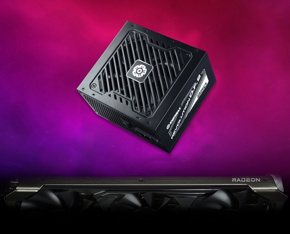 REVOLUTION D.F. 2 power supply is perfect for the latest AMD Radeon™ RX Series graphic cards