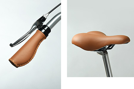 ENERMAX EnGociti安格 鋼管電動輔助自行車 皮革質感
              坐墊、車手把