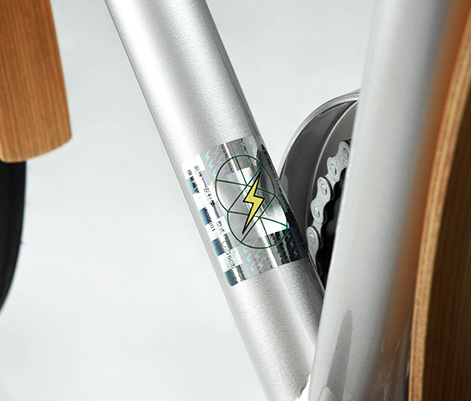 ENERMAX EnGociti安格 鋼管電動輔助自行車,電動輔助自行車閃電標章