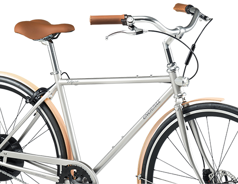 ENERMAX EnGociti安格 鋼管電動輔助自行車,北極銀