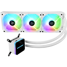 White 360mm aio Liquid Cooler- LIQMAX III 360