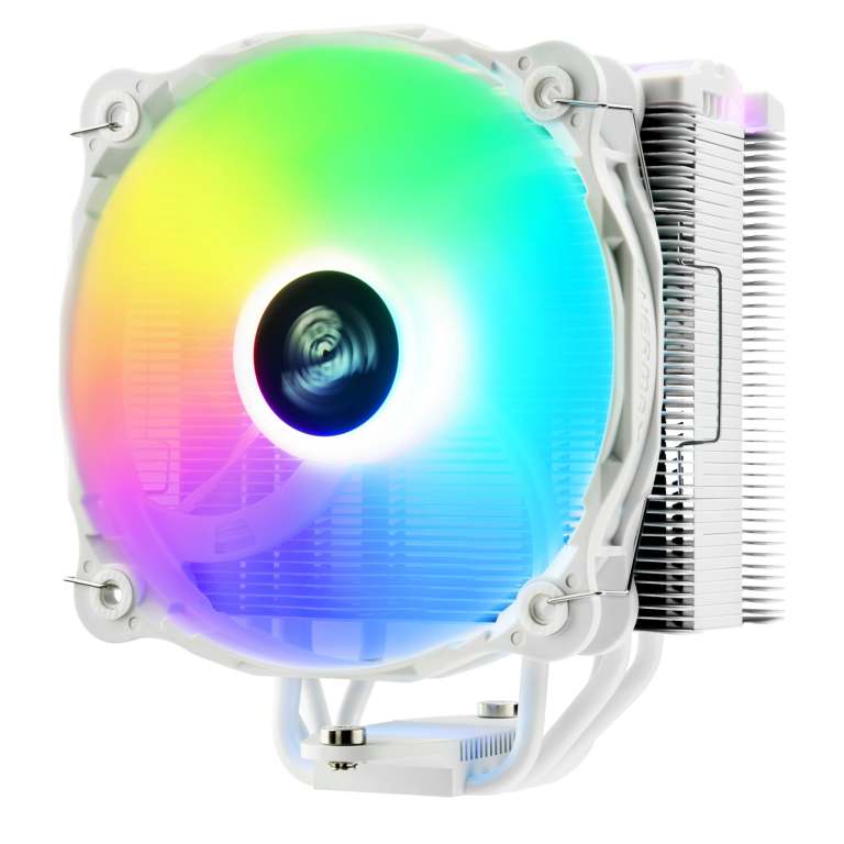 ETS-F40-W-ARGB CPU空冷散熱器-14公分風扇-白色-1