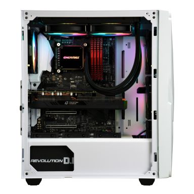 冰曜石 MarbleShell MS30 ATX RGB 電腦機殼-白色-5