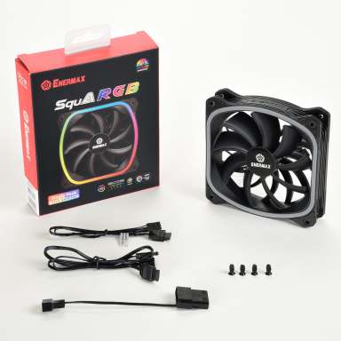 SquA RGB 120mm PWM Fan- Single Pack-9