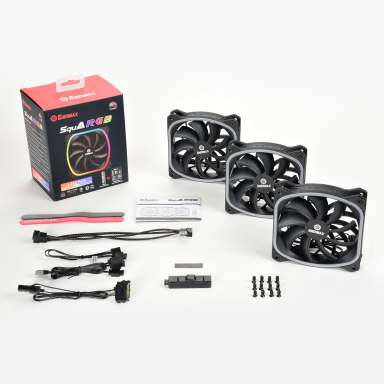 SquA RGB 120mm PWM Fan- 3 Fan Pack-10