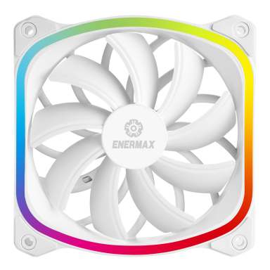 SquA RGB White 120mm PWM Fan- Single Pack-2