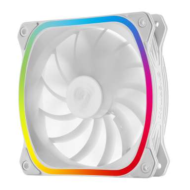 SquA RGB White 120mm PWM Fan- Single Pack-5