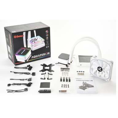 AQUAFUSION series 120mm CPU liquid cooler-white-6