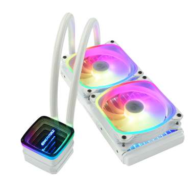 AQUAFUSION ADV series 240mm CPU liquid cooler-white-5