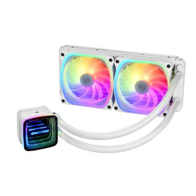 AQUAFUSION ADV series 240mm CPU liquid cooler-white-6