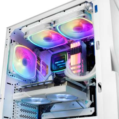 AQUAFUSION ADV series 240mm CPU liquid cooler-white-9