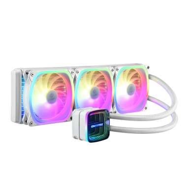 AQUAFUSION ADV Series 360mm Liquid CPU Cooler, White - 6