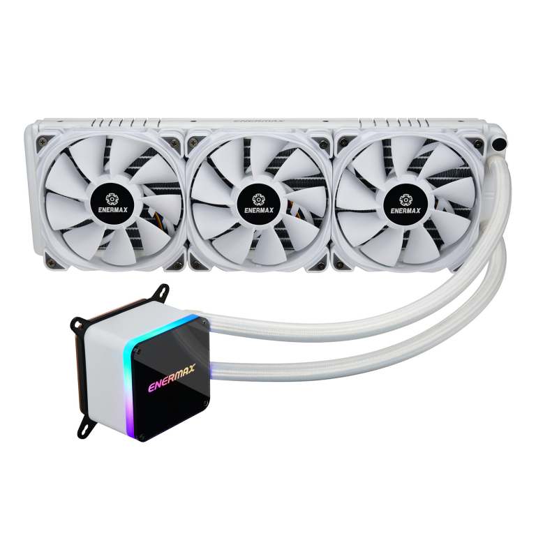 LIQTECH II series 360mm CPU liquid cooler- white-1