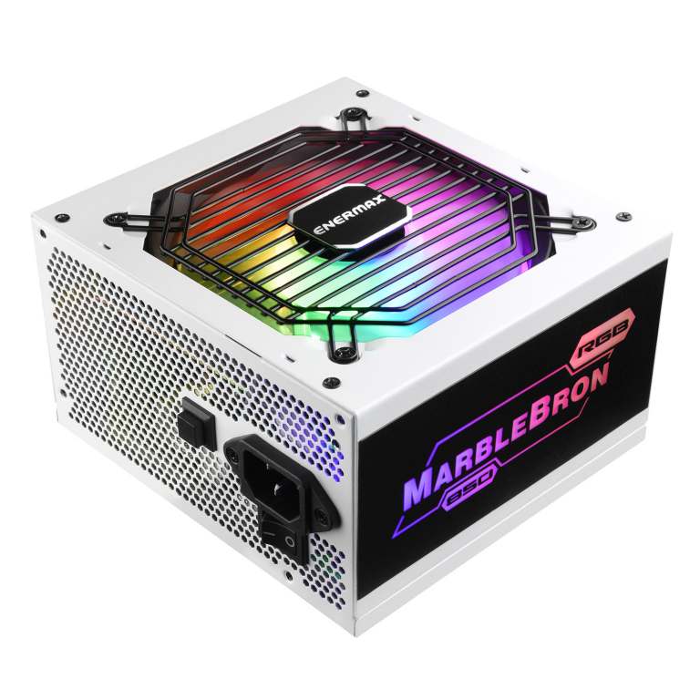 MARBLEBRON 850 Watt 80 PLUS Bronze Semi-Modular RGB Power Supply-white-6